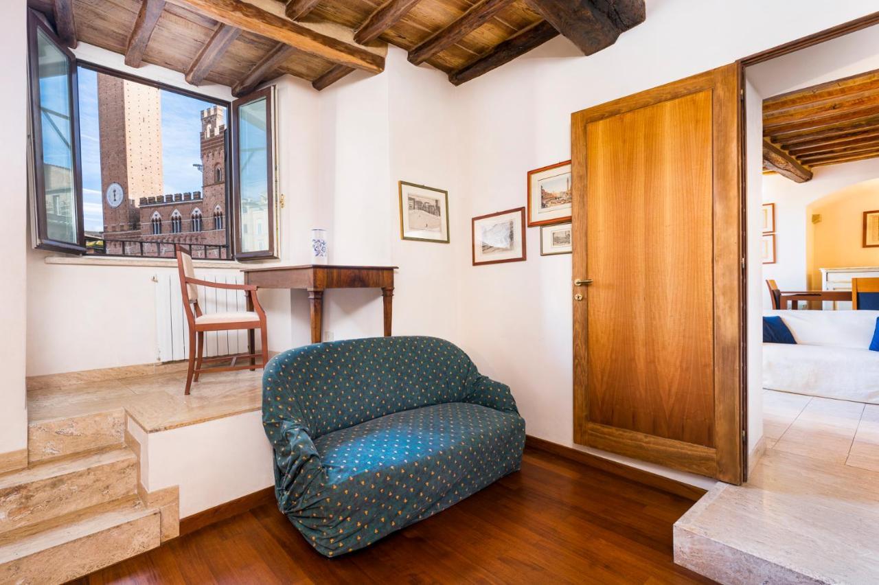 The Balcony Suite - Affaccio Su Piazza Del Campo 锡耶纳 外观 照片