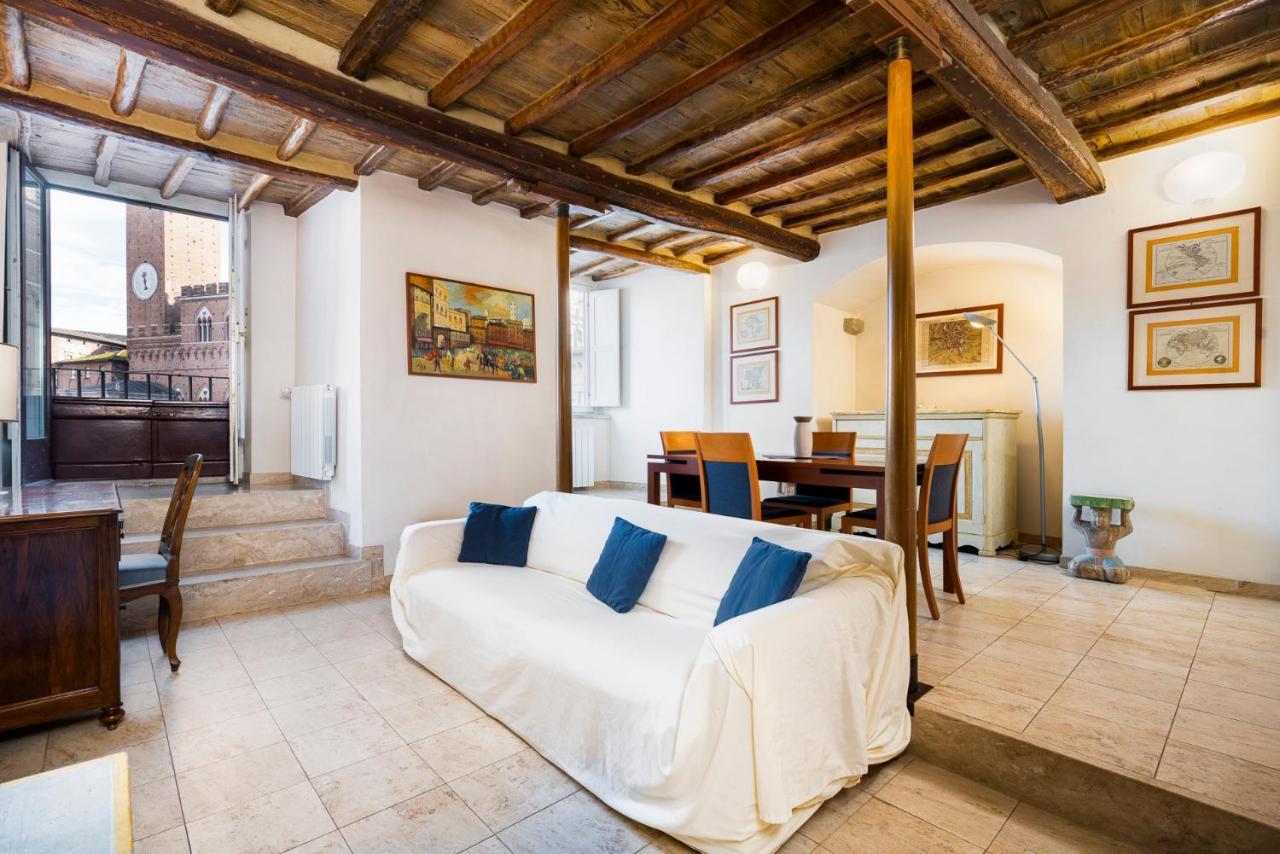 The Balcony Suite - Affaccio Su Piazza Del Campo 锡耶纳 外观 照片