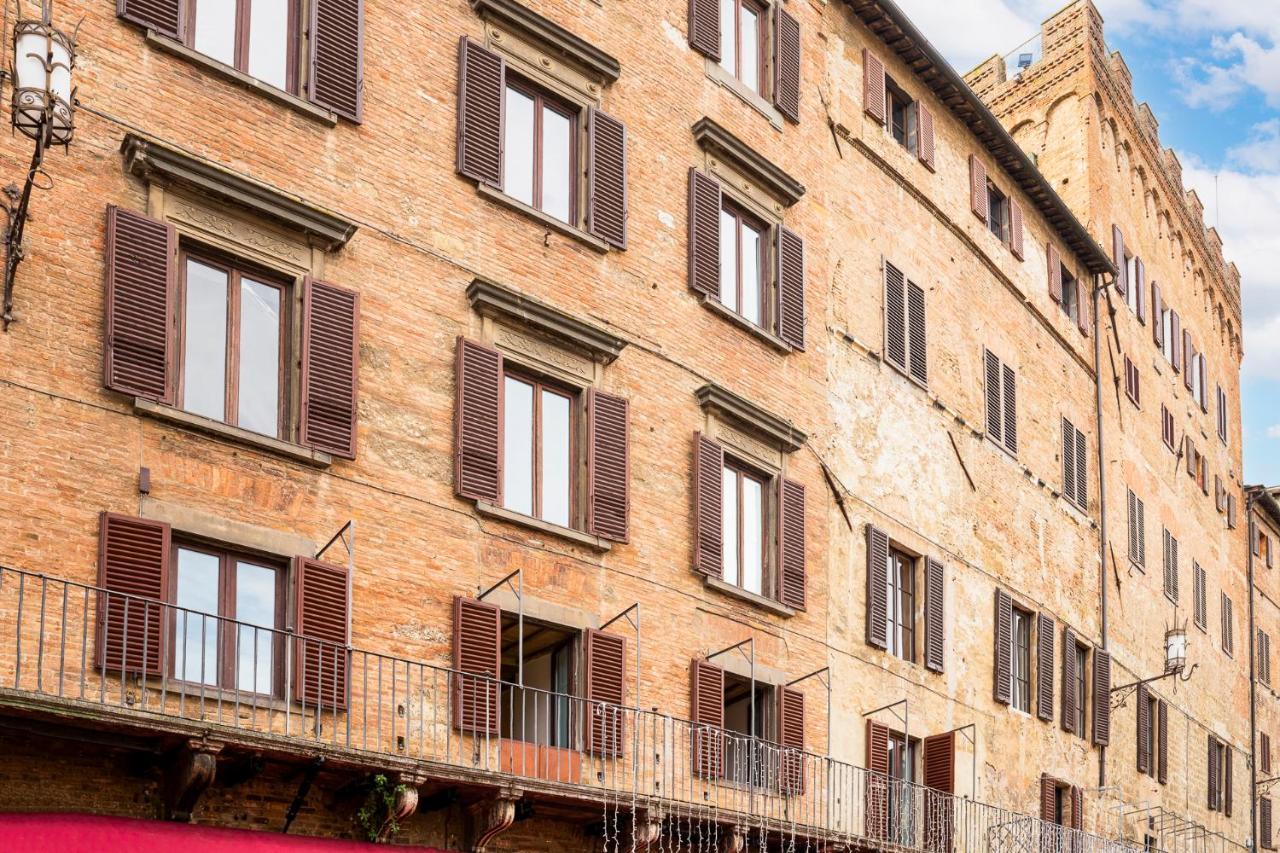 The Balcony Suite - Affaccio Su Piazza Del Campo 锡耶纳 外观 照片