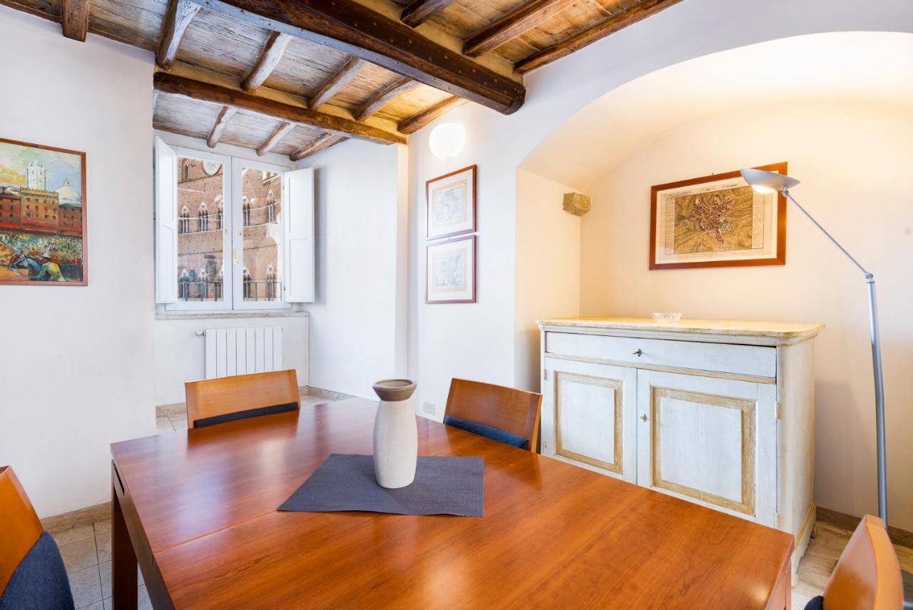 The Balcony Suite - Affaccio Su Piazza Del Campo 锡耶纳 外观 照片