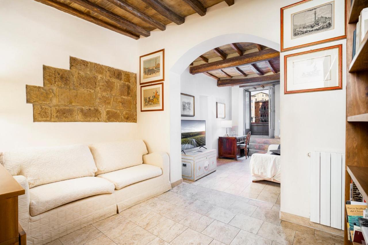 The Balcony Suite - Affaccio Su Piazza Del Campo 锡耶纳 外观 照片
