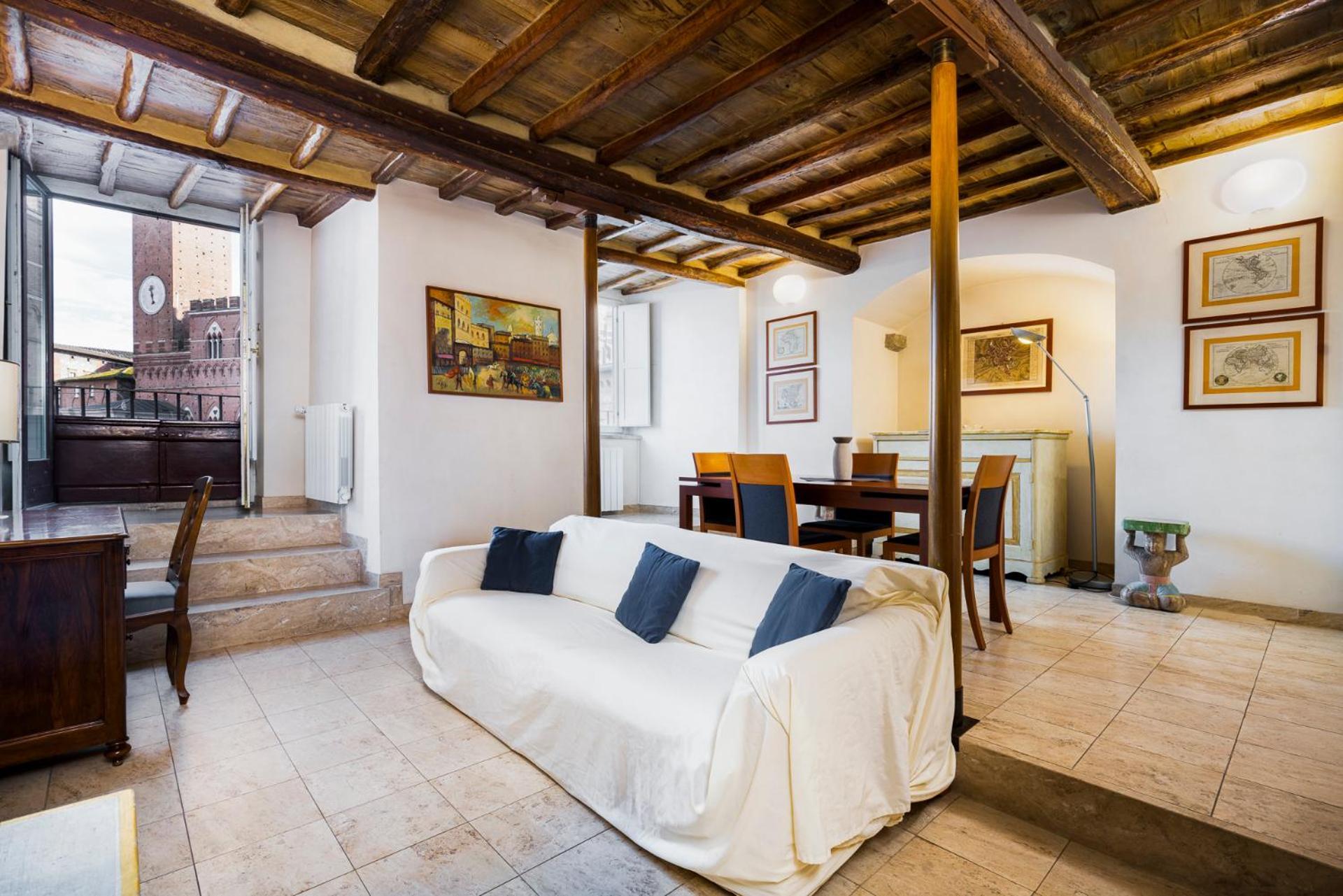 The Balcony Suite - Affaccio Su Piazza Del Campo 锡耶纳 外观 照片